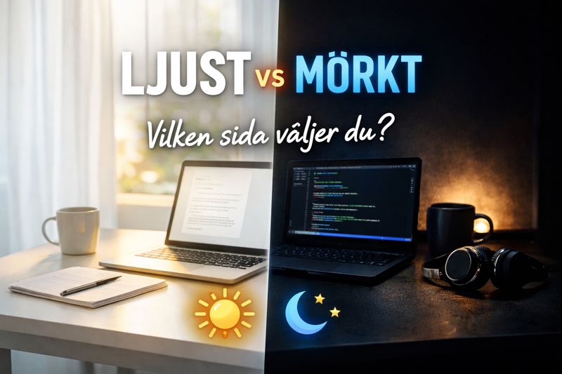 Dark vs Light