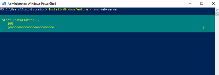 Windows Server install-windowsfeature